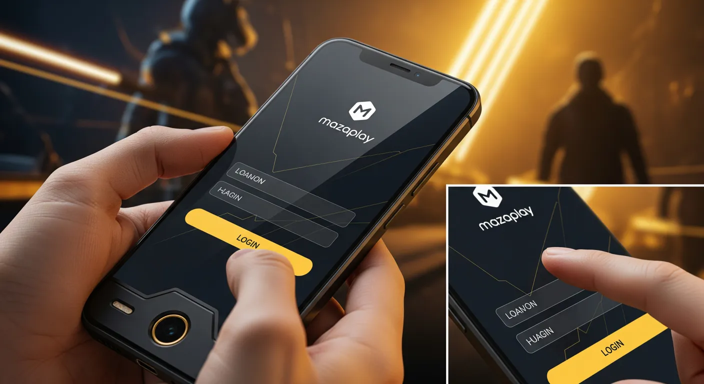 Mazaplay login screen troubleshooting on a phone for OTP and access issues